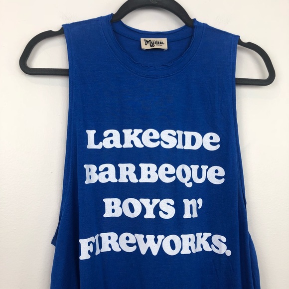 Show Me Your Mumu Mikey Muscle Tank Top NWT - Picture 3 of 8